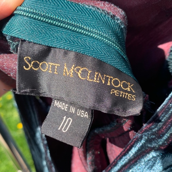💚💚 Scott McClintock Dress Set- 💜 - velvet vintage beauty - Picture 4 of 8